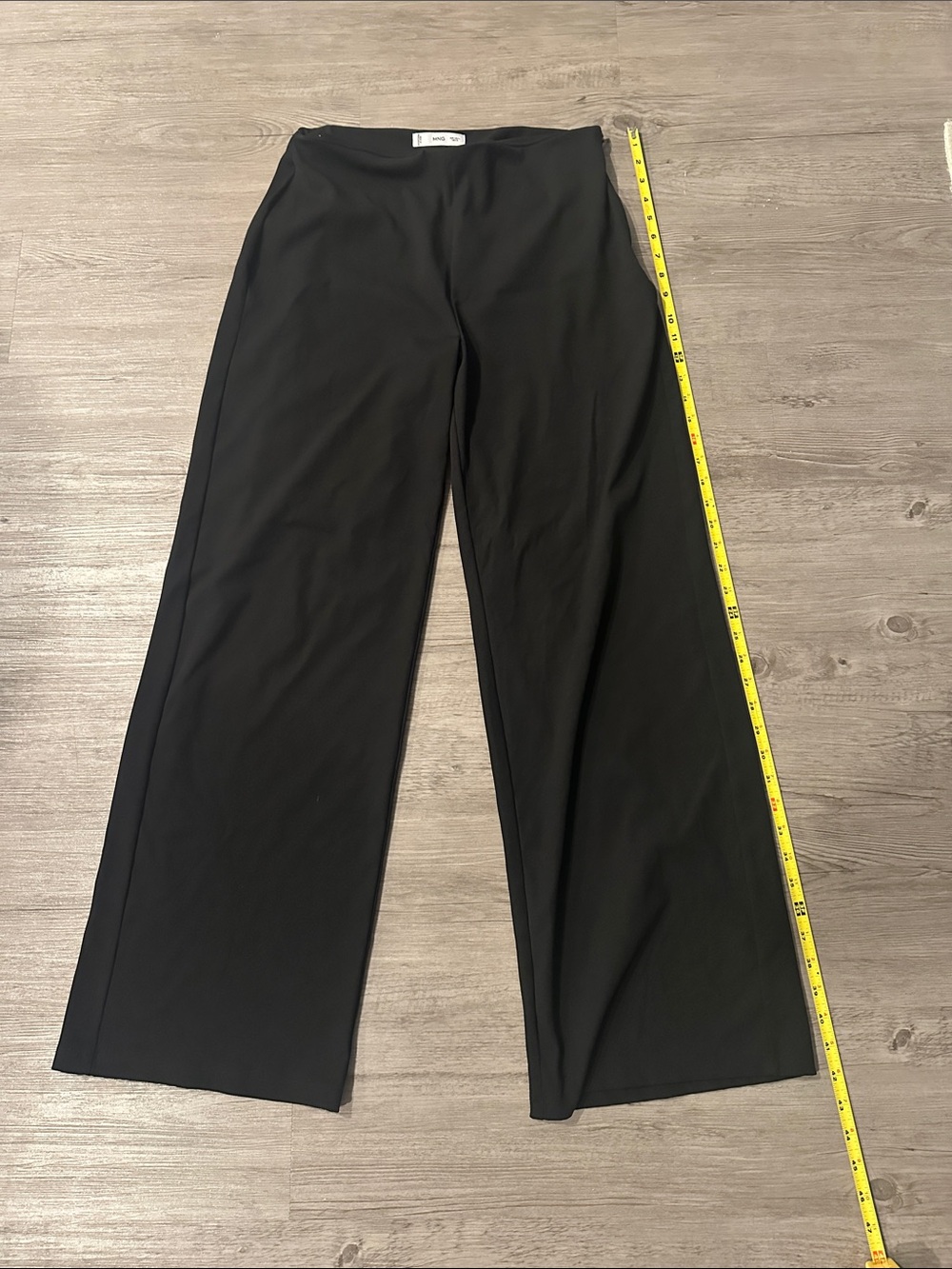 Mango Wide Leg Black Pants